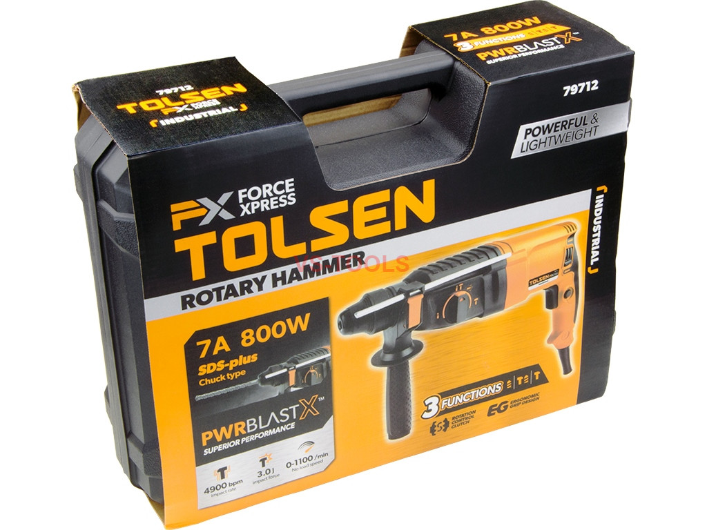 Concrete Rotary Hammer Drill Variable Speed MultiFunction